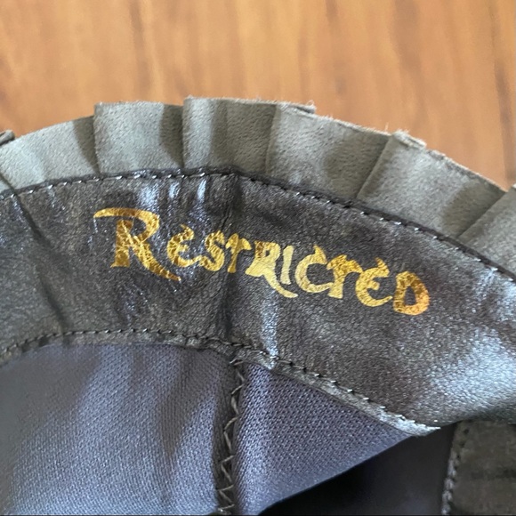 Ladies sexy suede button up zippered side boots - Picture 5 of 7